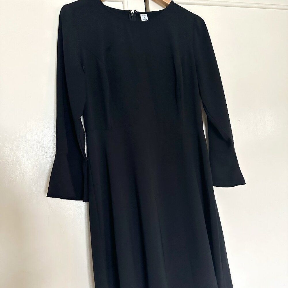 Old Navy Black Midi Dress